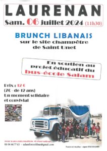 Salam : brunch libanais du Samedi 06 juillet 2024