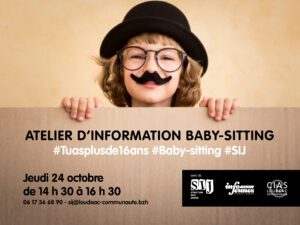 Atelier d’info sur le baby sitting le 24 octobre 2024