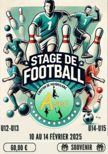 ASEC : stage de football du 10 au 14 février 2025